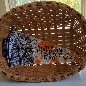 Disney Pennant Pumpkin King, TIM BURTON NIGHTMARE BEFORE XMAS HALLOWEEN PENNANT